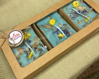 FIRE STARTER TRIO, Housewarming Gift, Wildflower Gift, Hearth Fireplace Gift, Woodstove Fireplace