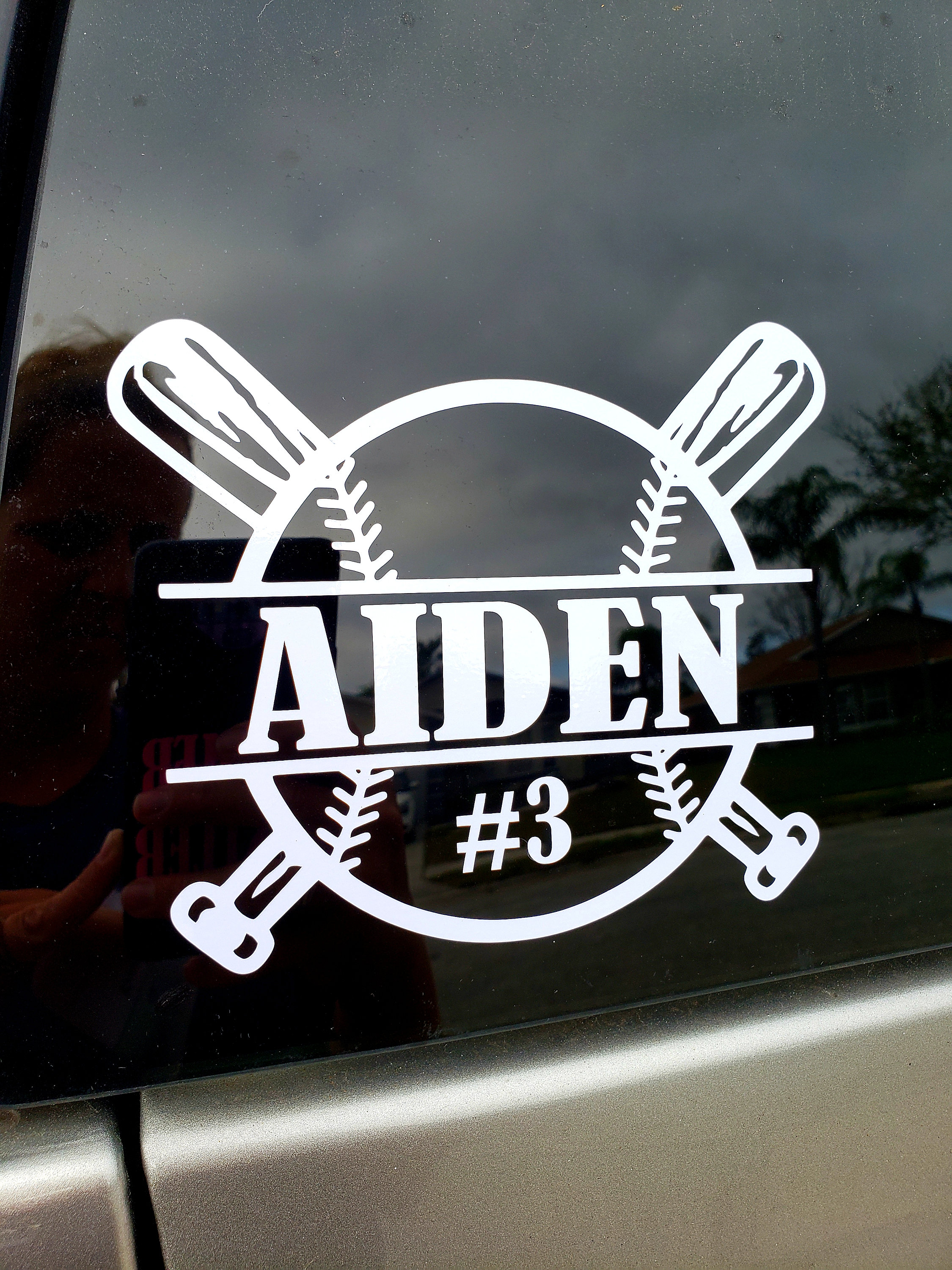 Custom Baseball/softball Decal Etsy