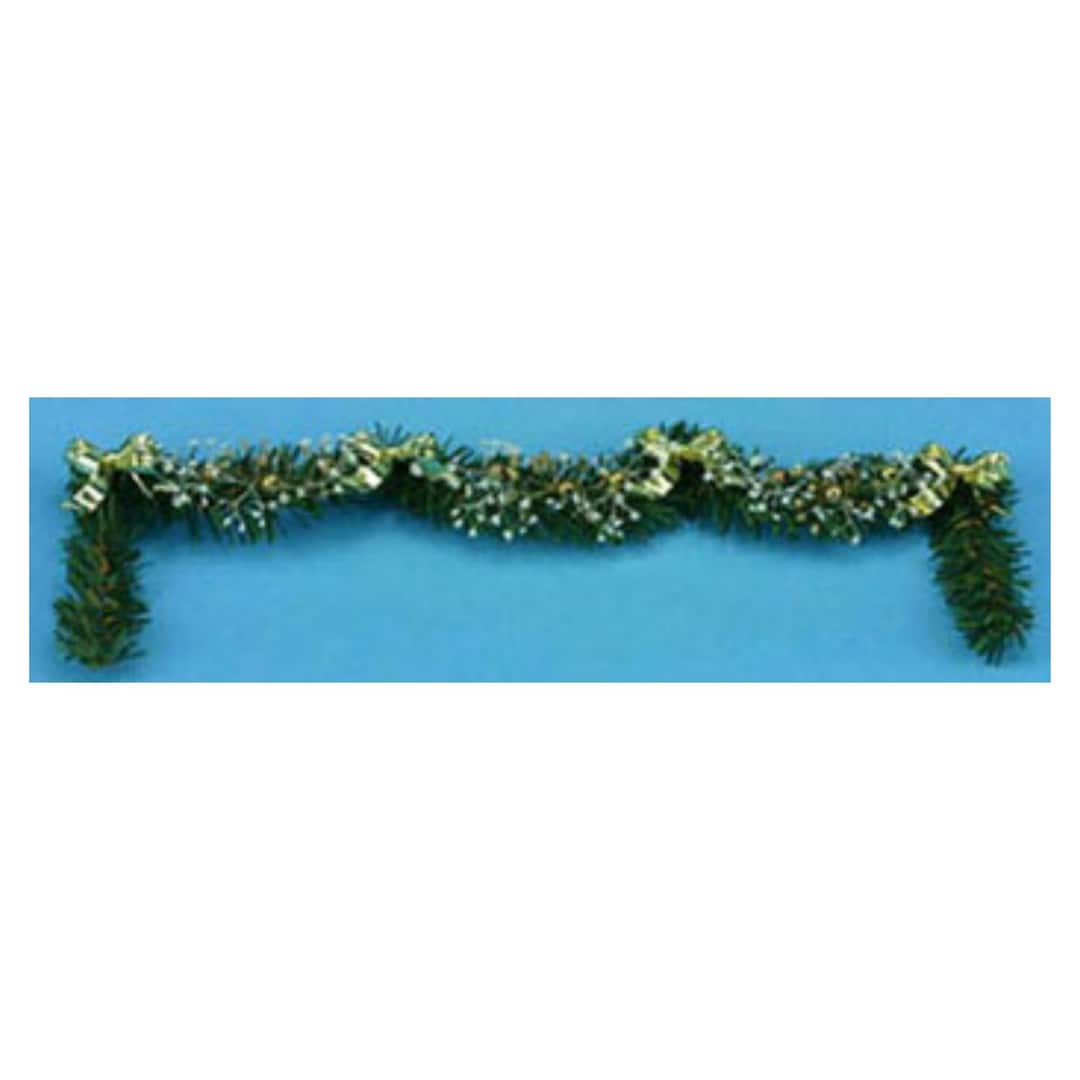 Dollhouse Christmas Garland Miniature Staircase Christmas Garland
