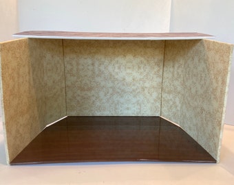 Room Box for Miniatures; Diorama Display Box; Victorian Dollhouse