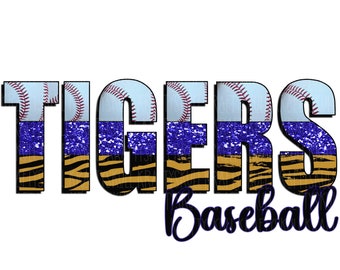 Tigers Baseball Digital Design