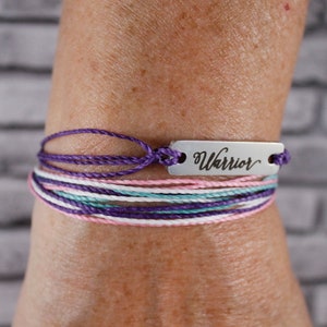 Thyroid Cancer, Thyroid Cancer Awareness, Thyroid Cancer Bracelet, Thyroid Cancer Care Package for Women, Cancer Gifts for Women (Thyroid)