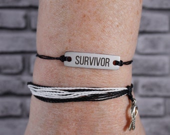 Neuroendocrine CancerCarcinoid syndrome awareness wristbandbracelet Zebra