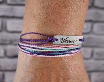 Thyroid Cancer, Thyroid Cancer Awareness, Thyroid Cancer Bracelet, Thyroid Cancer Care Package for Women, Cancer Gifts for Women (Thyroid)