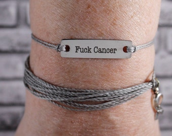 Brain Cancer Bracelet Pack, Brain Cancer Jewelry, Brain Cancer Awareness, Brain Cancer Bracelet, Glioblastoma Awareness (Grey)