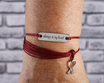 Sports Accessory Store Custom Multiple Myeloma Awareness Never Give Up Bracelet Choose Initial Sports Accessory Store Custom Multiple Myeloma Awareness Never Give Up Bracelet Choose Initial