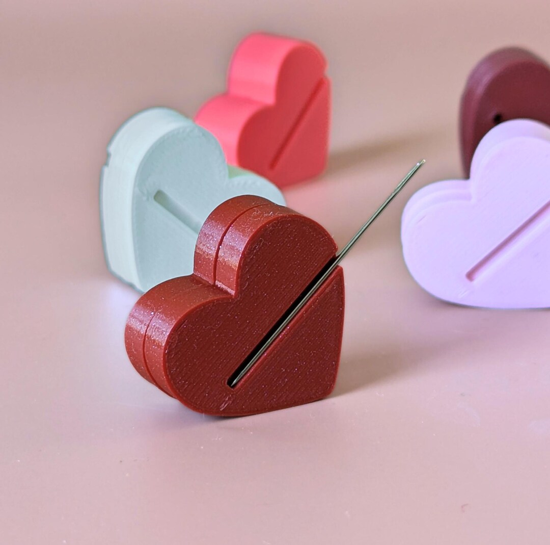 Sentiment Needle Magnetic Heart Needle Minder for Embroidery, Cross Stitch, and Sewing ...