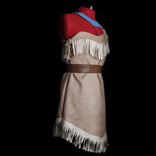 Vestido de cosplay para adultos de Pocahontas