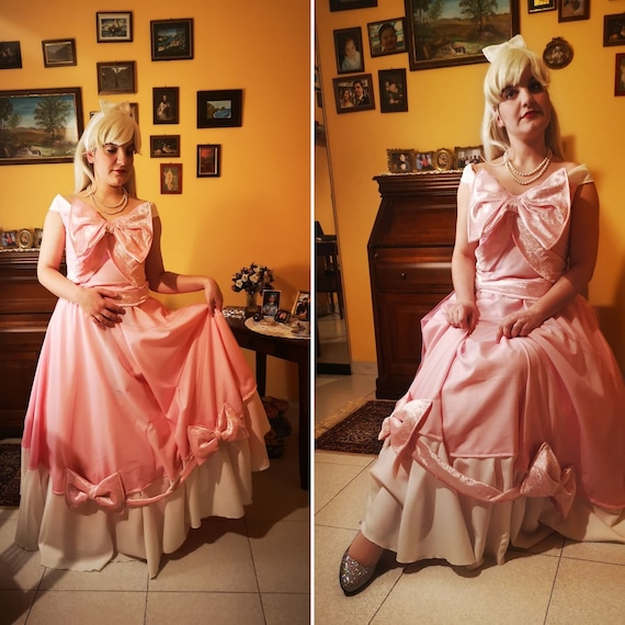 Cinderella Pink Dress Cosplay