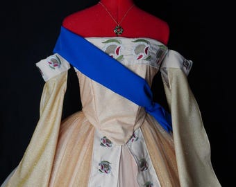 Anastasia Inspired Empress Gown – Custom Made – Regal Ball Gown with Corset & Optional Petticoat – Princess Cosplay Dress