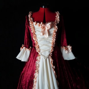 Venetian Carnival Gown - Elegant Cosplay Dress, Fantasy Costume, Historical Ball Gown