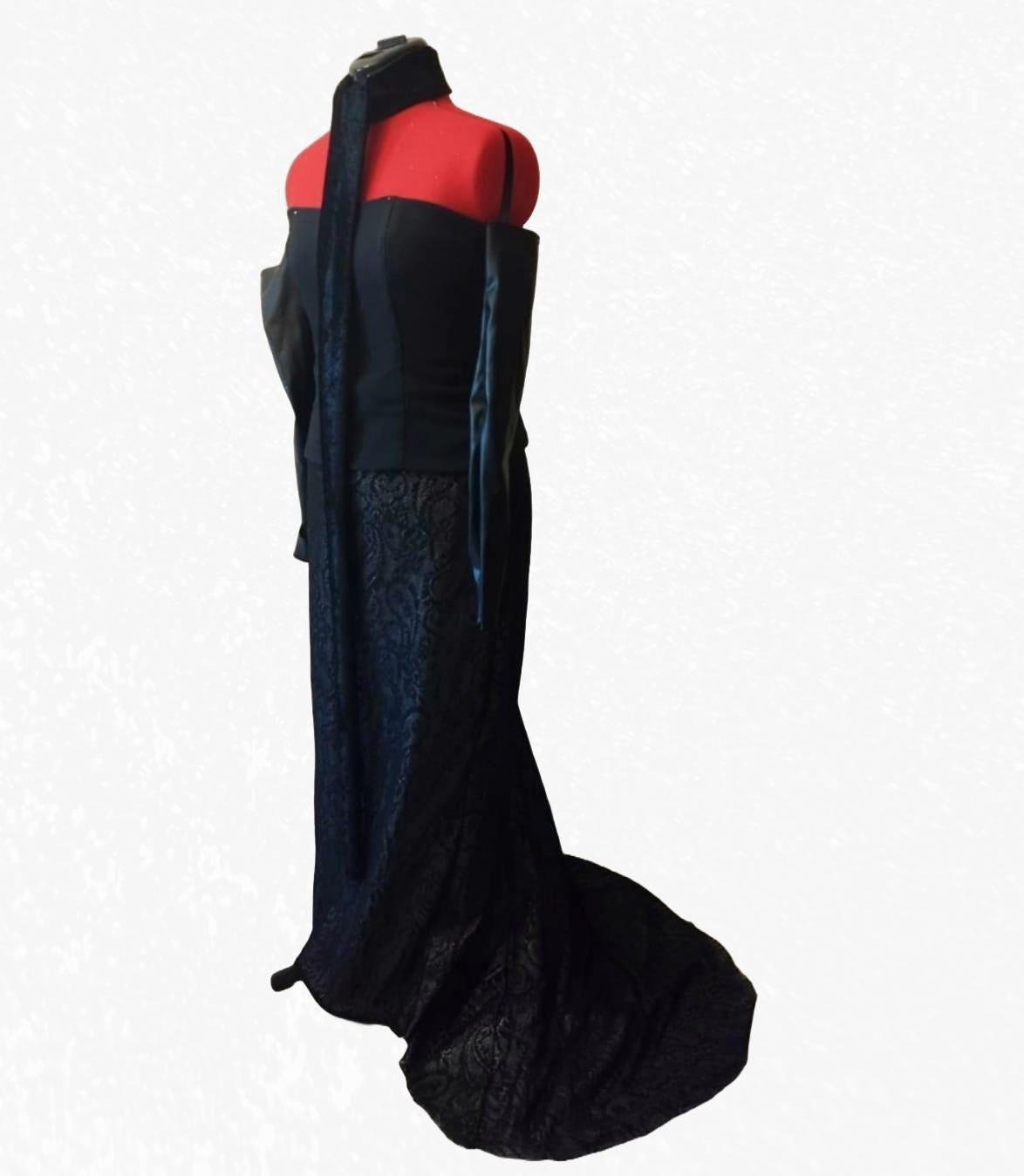 Padme Black Dress - Etsy