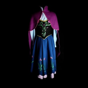 Anna Cosplay Travel Dress