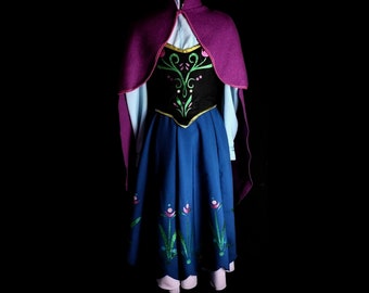 Anna Cosplay Travel Dress