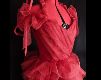 Harley Cosplay Red Dress