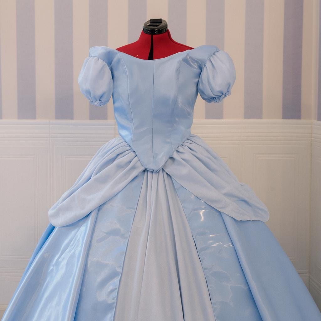 blue dress flats Tina's Sweetheart Neck Strappy Mini Petticoat Dress main image 1