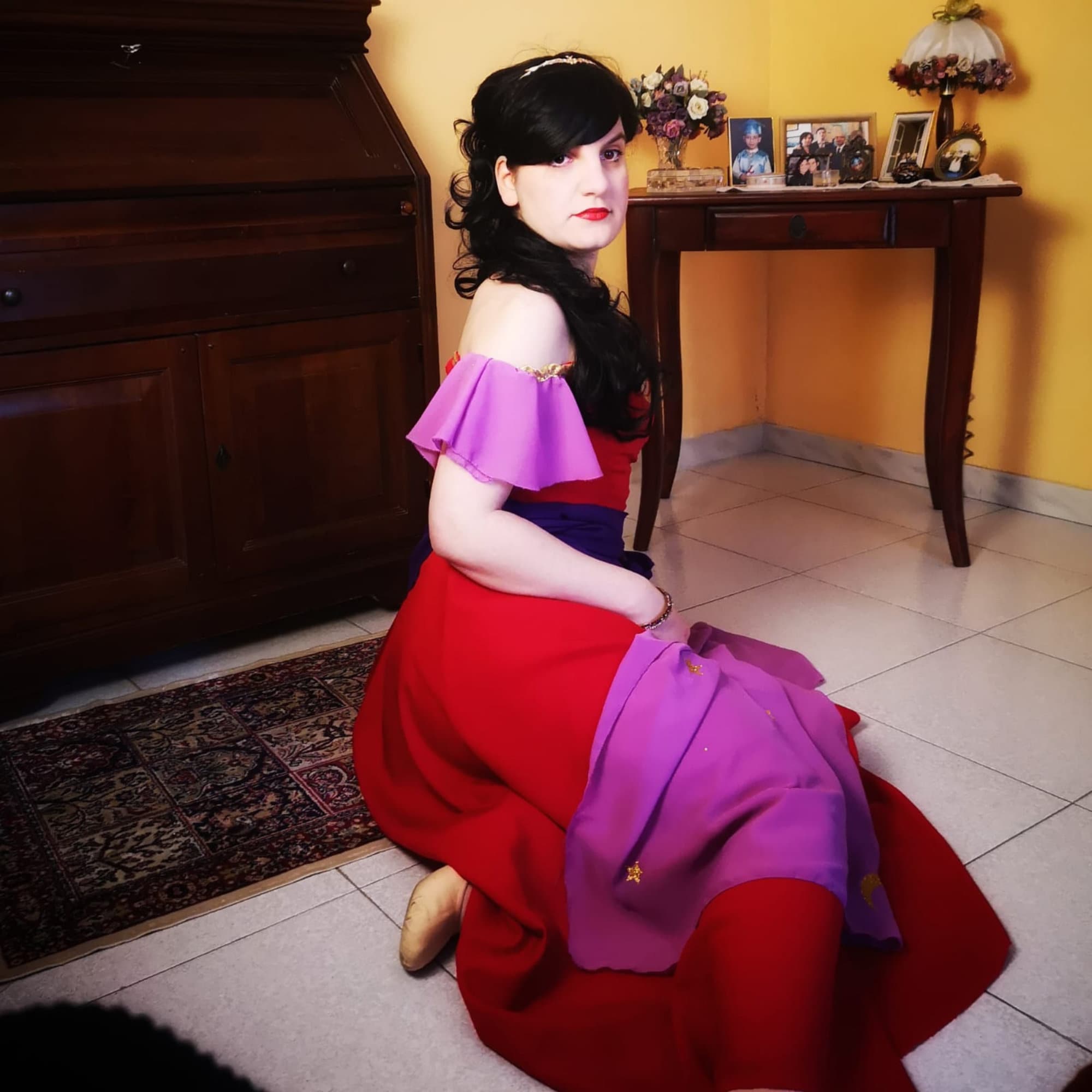 esmeralda cosplay red dress Hunchback Esmeralda Red Dress Cosplay ?Disney Hunchback Esmeralda Red Dress Custom OOAK Limited Edition Doll