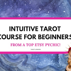 Curso de Tarot intuitivo para principiantes: tutoriales en vídeo y PDF / ¡Diario de tarot adicional!