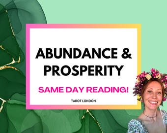 Abundance & Prosperity Year Ahead Reading | Same Day | Detailed Psychic Reading