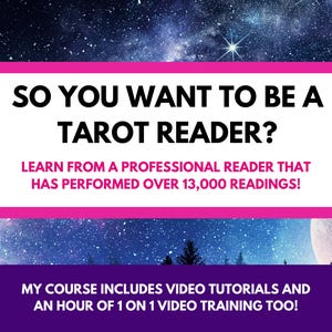Intuitive Tarot Course for Beginners: Video & PDF Tutorials + 1-on-1 Training