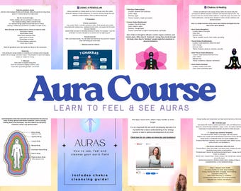 How To See & Feel Auric Fields, Chakra Healing Course - PDF Download