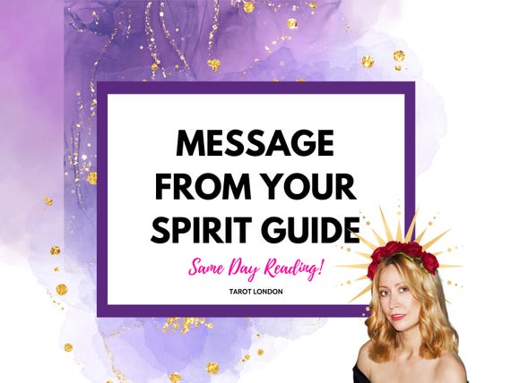 Same Day Psychic Tarot Reading: Spirit Guide Message (PDF)
