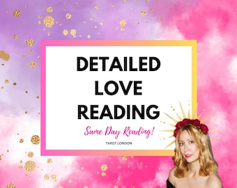 Lectura de Tarot del Amor / Consejos Honestos sobre Relaciones / Lectura Psíquica Precisa / PDF del Mismo Día