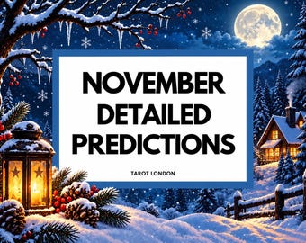 Same Day November Detailed Predicitons | November Monthly Forecast | November Psychic reading