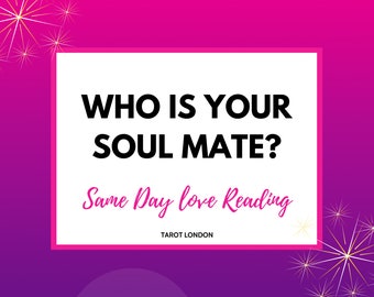 Soulmate Tarot Reading | Who Is Your Future Partner? | Love & Relationship Psychic Reading | SAME DAY PDF