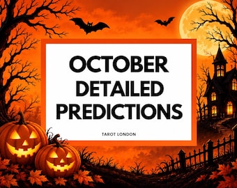 October Psychic Tarot Reading | Career, Conflict & Future Guidance | 24 Hour PDF Reading | Clairvoyant Medium