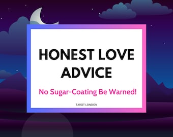 Honest Love Advice Psychic Reading: Love Guidance (PDF Download within 24hrs)