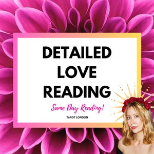 Detailed Psychic Love Reading: Same Day Tarot Guidance (PDF Download within 24hrs)