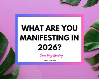 What are you manifesting in 2026 | Same Day withing 24 hours | Experienced Etsy Psychic