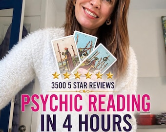 Detailed Psychic Tarot Reading - One Question (Within 4 Hours)