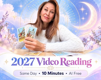 2027 Tarot Video Reading | Personalized 10 Minute Tarot Reading | Same Day Psychic Reading | Future Guidance | AI-Free Reading