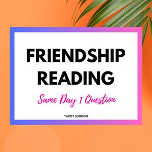 SAME DAY Psychic FRIENDSHIP reading detailed | Accurate | Urgent Response | Psychic Medium Active