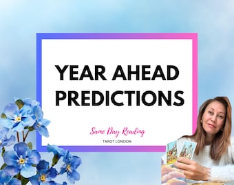 Same Day Year Ahead predictions | within 24 hours | Experienced Etsy Psychic & tarot reader