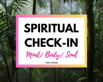 SAME DAY Spiritual Check-in, Mind, Body, Soul energy