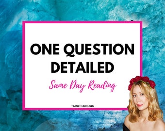 SAME DAY 1 Question detailed | Psychic Tarot Reading  | Experienced Clairvoyant | Accurate |