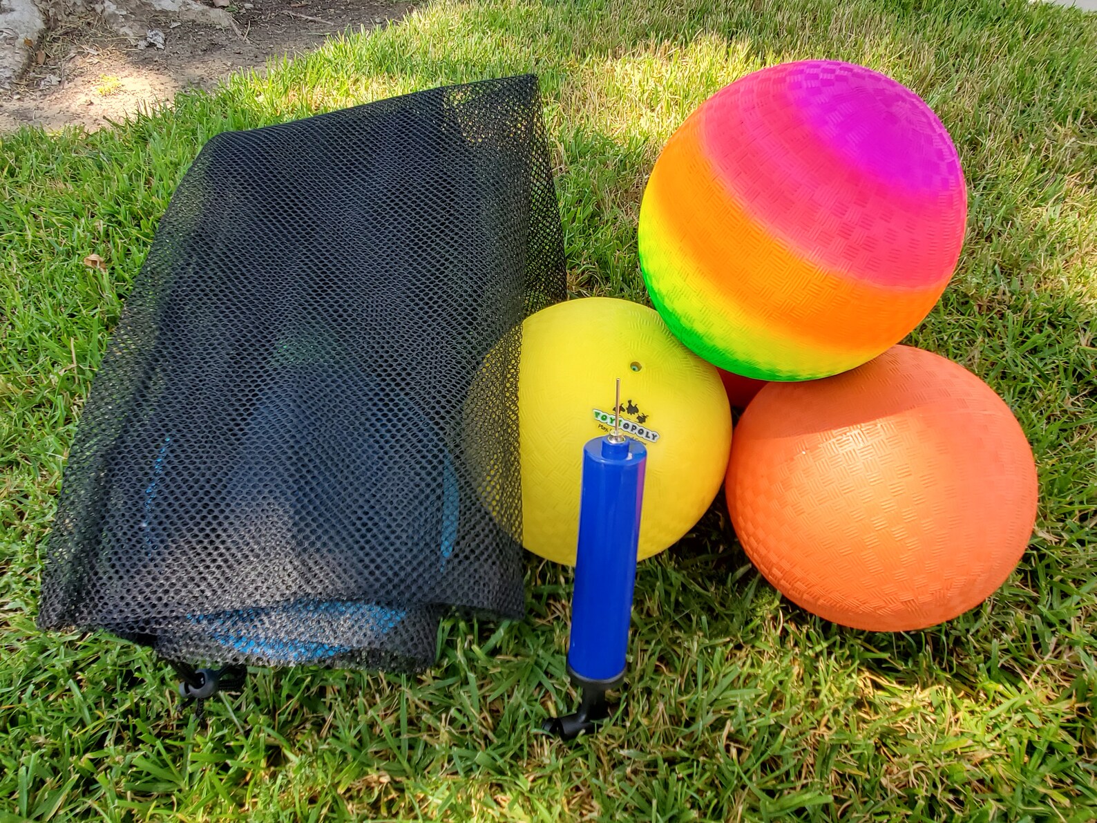 Playground Balls 8.5 Inches Pack of 6 Free Pump MESH Etsy