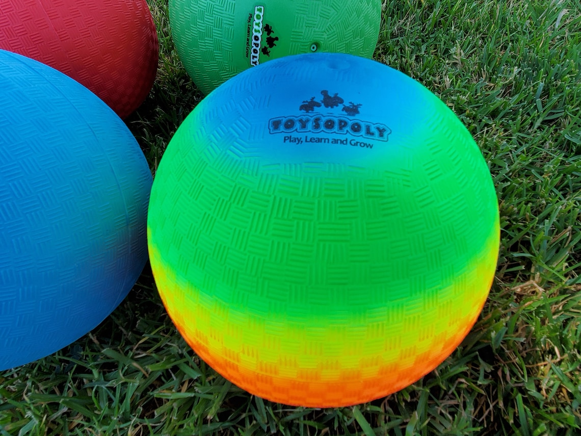 Playground Balls 8.5 Inches Pack of 6 Free Pump MESH Etsy
