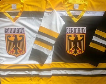 Team Germany Custom Hockey Jerseys - We Add Your Name and Number
