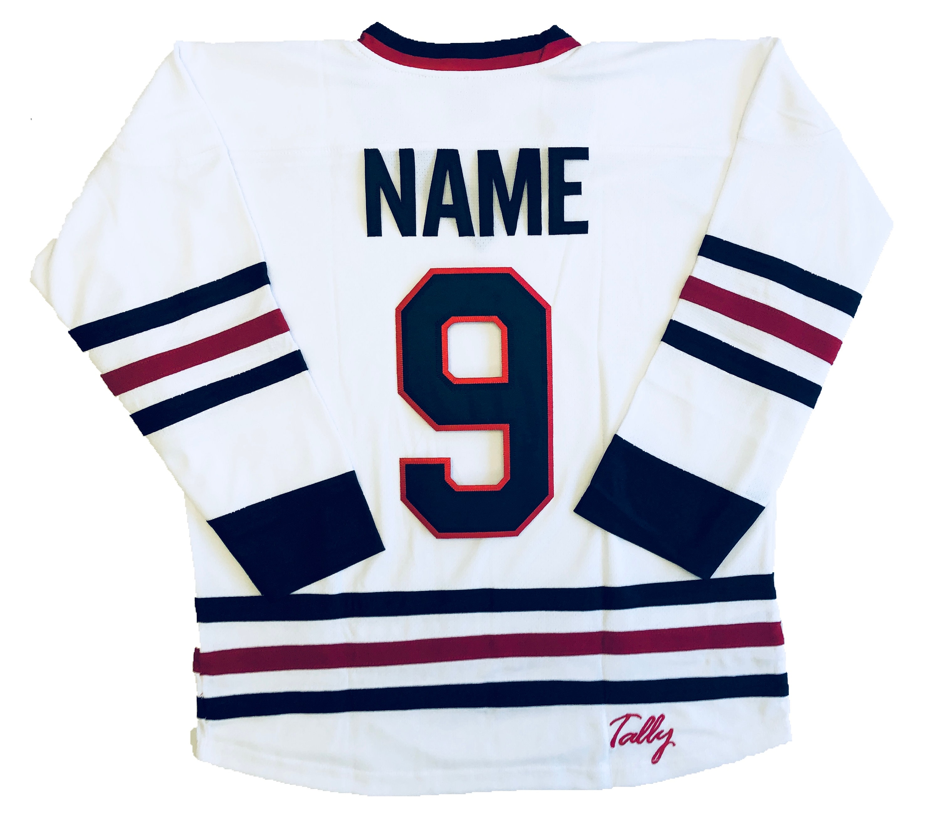 Custom Hockey Jerseys with Rangers in Twill Letters – Tally Hockey Jerseys