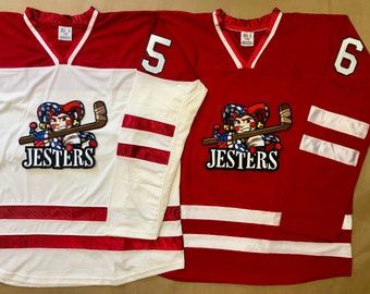  Skating Johnny Hockey Jerseys - Pro Quality Jerseys Ready to  Customize (White, Youth Small) : Clothing, Shoes & Jewelry