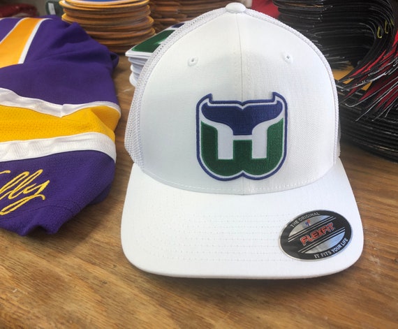 White Flexfit Hat With a Whalers 