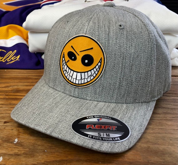 - Twill Etsy Flexfit Schadenfreude With Embroidered a Crest Hat