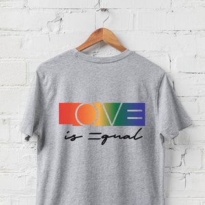 Love is Equal /Gay Pride SVG PNG paquete para silueta cricut Clipart/ Arte original vendido solo aquí