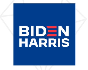 Biden Harris authentic Logo SVG PNG art/ digital art for printing or cutting cricut silhouette