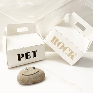 Caja portapiedras para mascotas SVG: caja de regalo 3D para Cricut y Silhouette / Regalo de fiesta DIY, manualidad de San Valentín