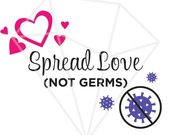 Spread Love Svg Etsy
